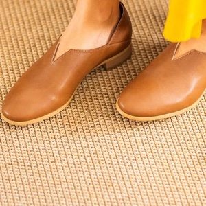 New vegan leather shoes